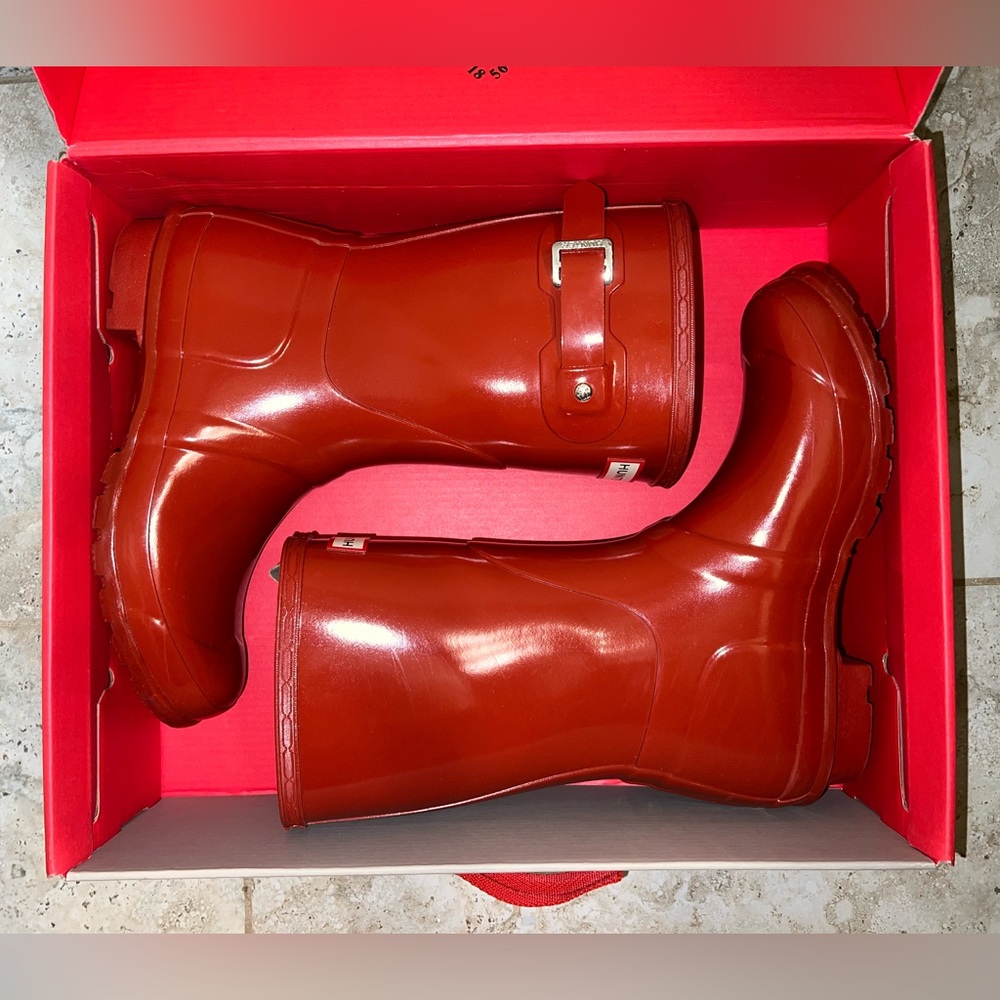 Hunter Womens Original Short Gloss Rain Boot